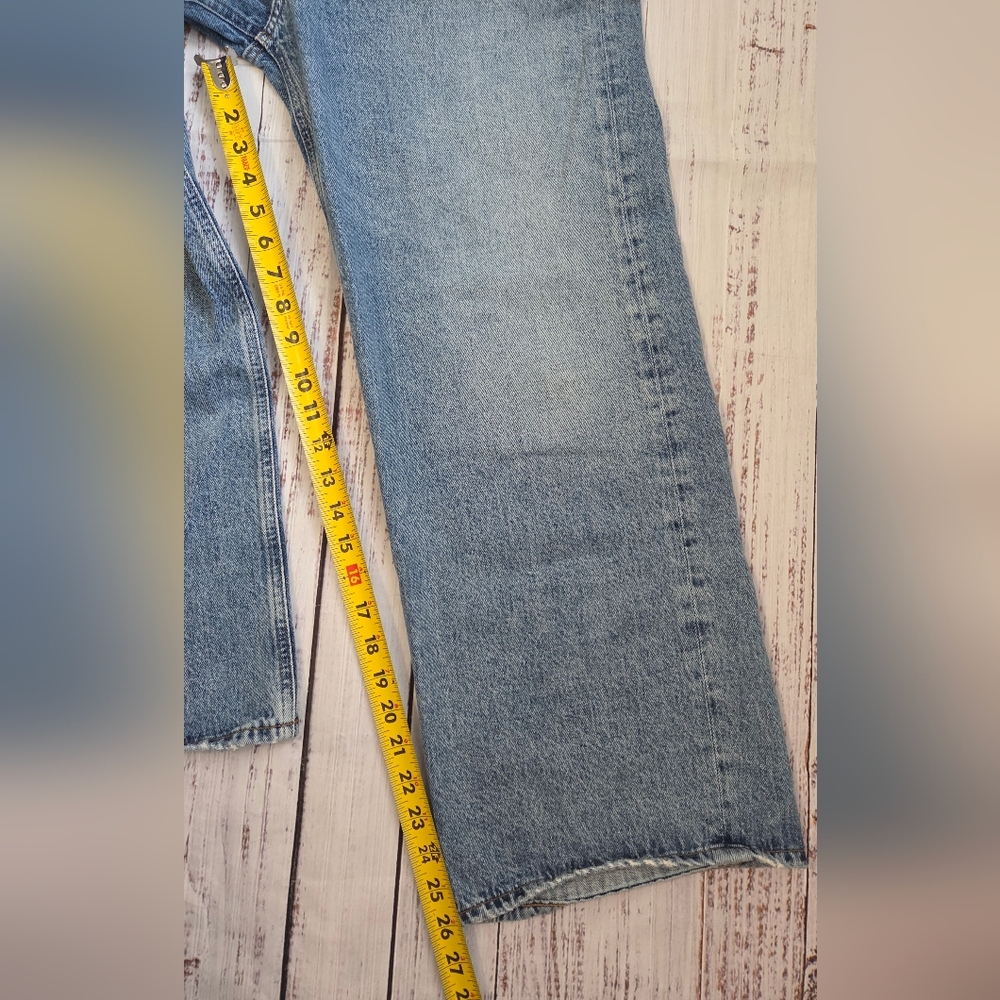 Agolde Ren Wide Leg Jeans in Disclosure Light Wash Relaxed Size 29 - Picture 4 of 10